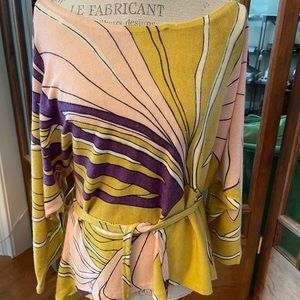 Anthropologie:  Moth. Lightweight wool sweater with overlapping back detail.